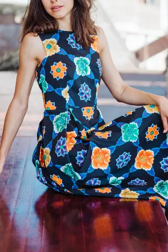 Sleeveless Cotton Sundress